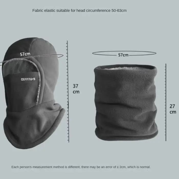 Cagoule masque de Ski écharpe de cyclisme hiver cou thermique