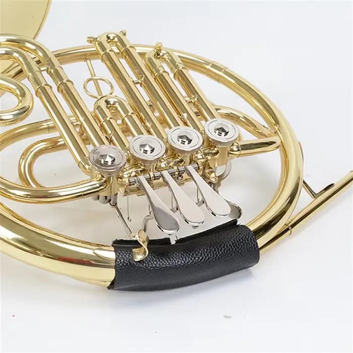 2X corne française PU protège-main coussin de protection antidérapant Br accessoires d'instruments couvercle de poignée