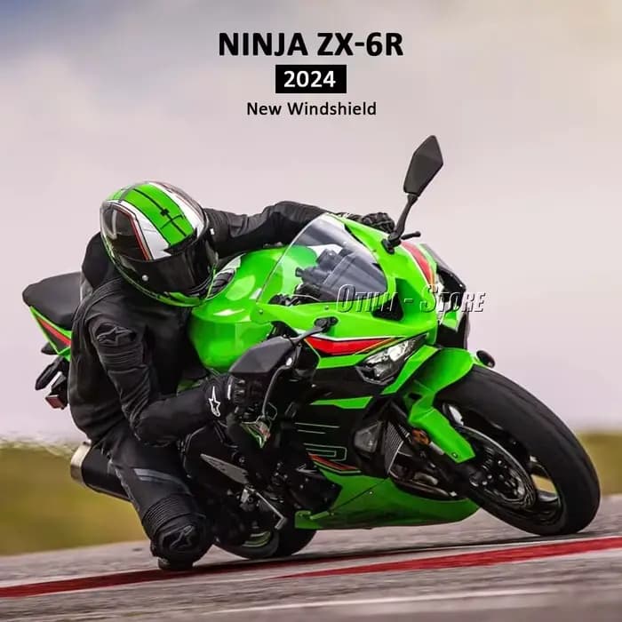 Accessoires de moto, pare-brise double bulle pour KAWASAKI Ninja ZX6R ZX 6R