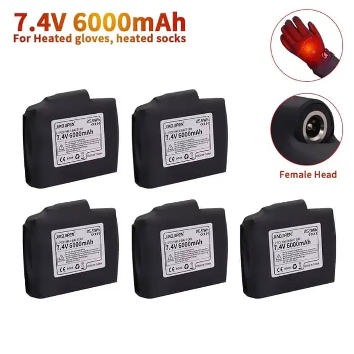 Batterie Lithium polymère Rechargeable 7.4V 6000mAh