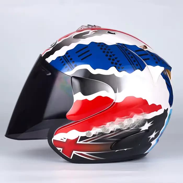Casque de sécurité moto course hors route unisexe Doohan demi-casque saison d'été hommes et femmes