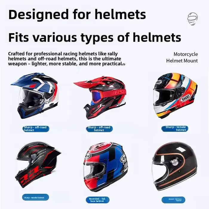 Support de mentonnière pour casque DJI/GoPro