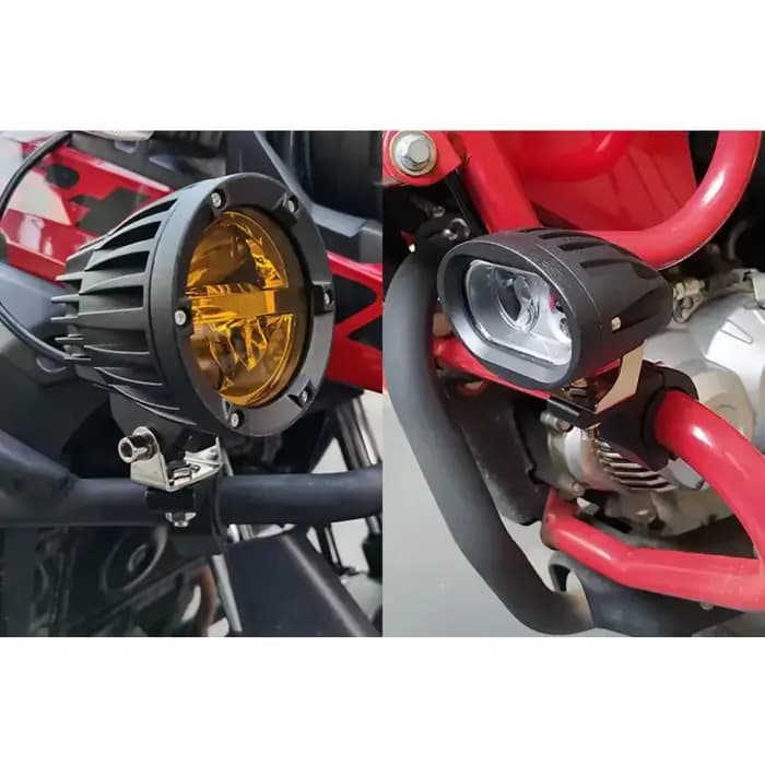 Support de lampe frontale de moto