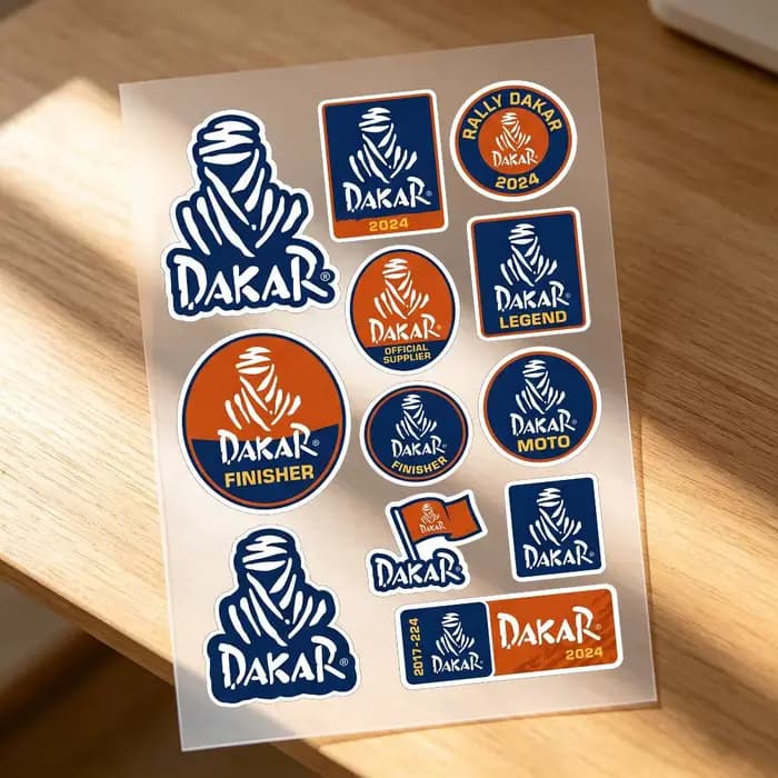 Autocollants de moto D-Dakar Rally