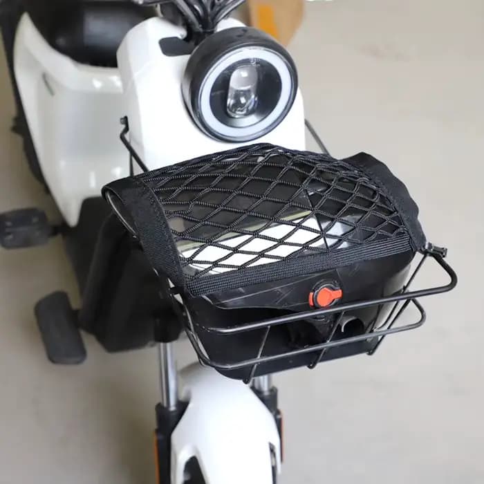 Filet de rangement pour casque de moto