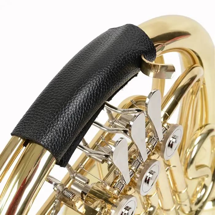2X corne française PU protège-main coussin de protection antidérapant Br accessoires d'instruments couvercle de poignée
