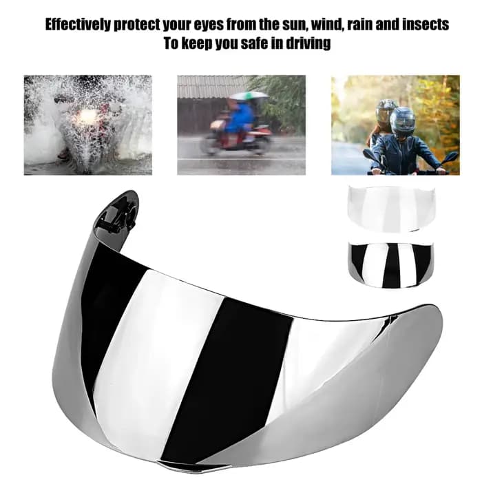 Visière d'objectif de casque de moto