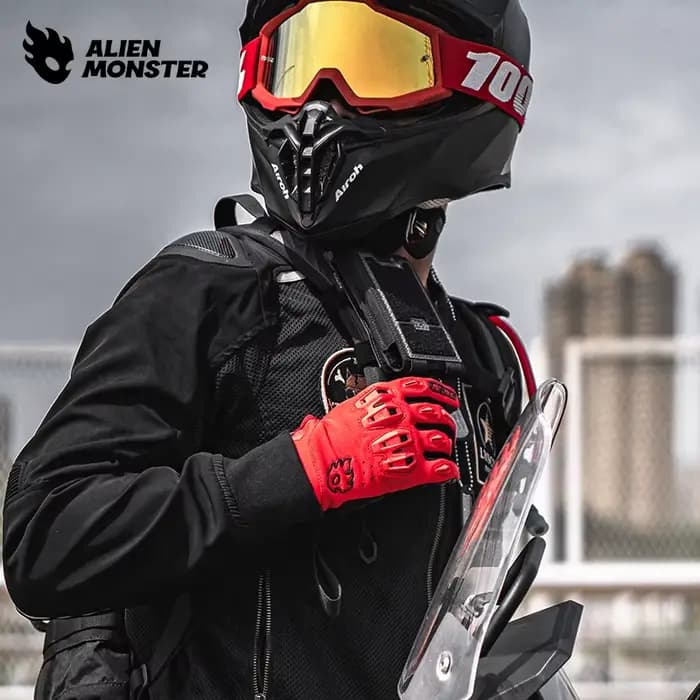 Gants de moto respirants certifiés CE pour l'équitation tout-terrain
