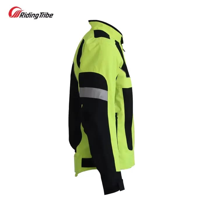 Veste de moto style d'été respirant Hurbike équitation armure de protection manteau nuit coulée iode vêtements de sécurité JK-21