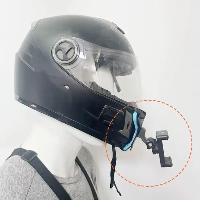 Support de téléphone pour casque de moto