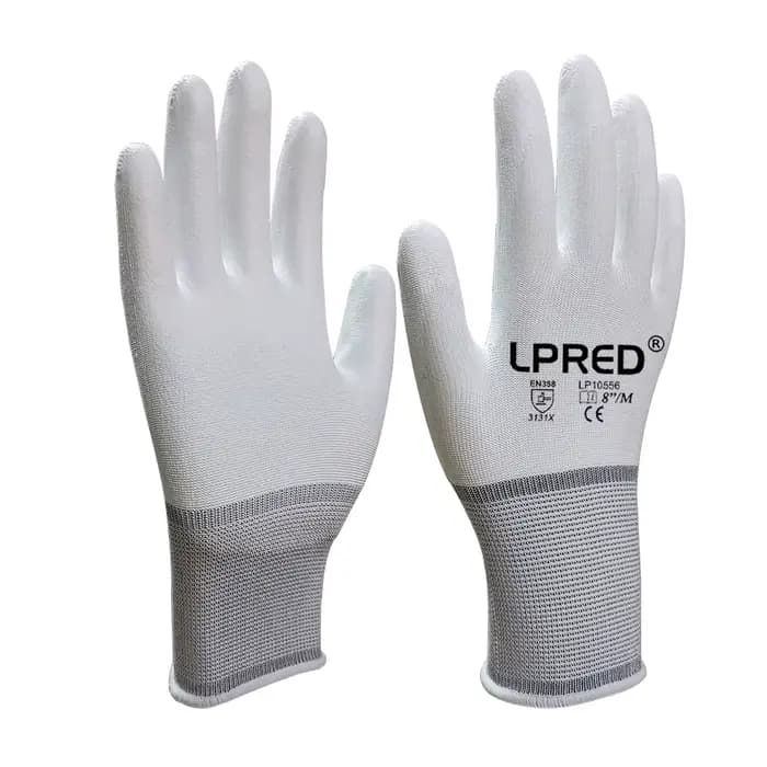 12 paires/24 pièces PU Nitrile Nylon coton gants de travail paume enduit