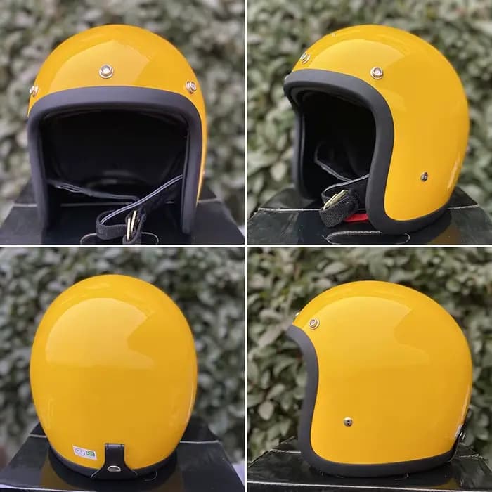 Casque de moto classique Open Face 3/4