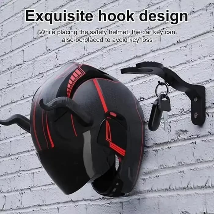 Support mural pour casque de moto