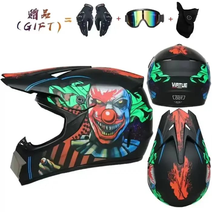 Casque de moto pour enfants Spider