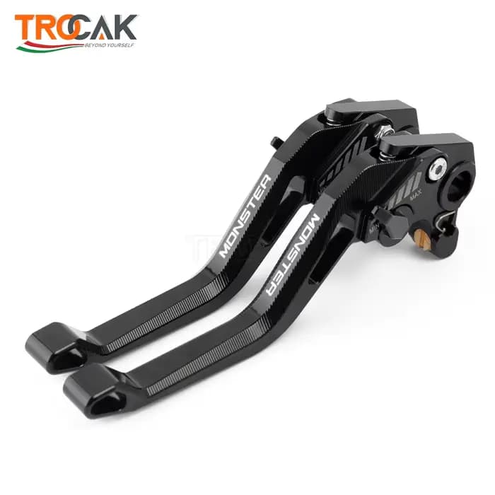 Leviers d'embrayage de frein courts réglables CNC pour moto DucSauMonster