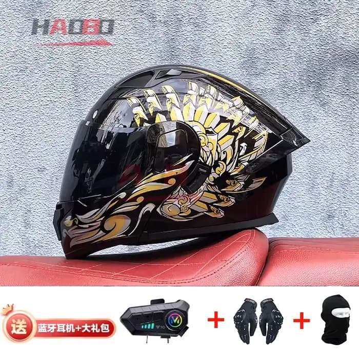Casque de moto Orz-103 avec Bluetooth