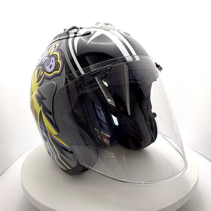 Casque de moto demi-coque neutre 2026 VZ-RAM Golden Kirin Big Eyes pour tout-terrain