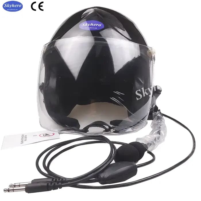 Casque de paramoteur antibruit, parapente motorisé certifié, prise 6.3, 5.2 GA