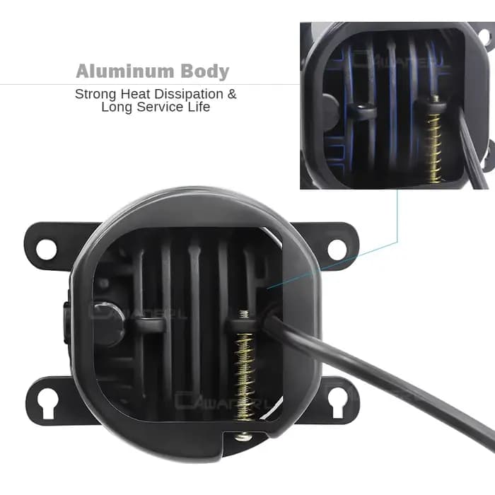2 pièces 30W H11 LED antibrouillard accessoires pour Fiat Ducato (250 _, 290 _) 2006-2023 voiture gauche + droite antibrouillard DRL style