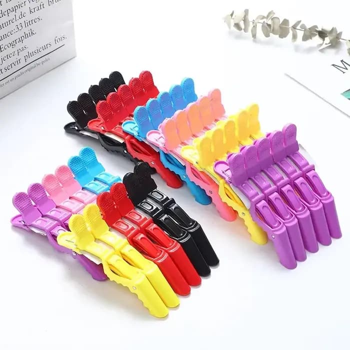 Pinces à cheveux Alligator, 5 pièces, pinces de coiffure, épingles à cheveux en plastique, pinces de barbier pour Salon de coiffure, outils, accessoires pour cheveux