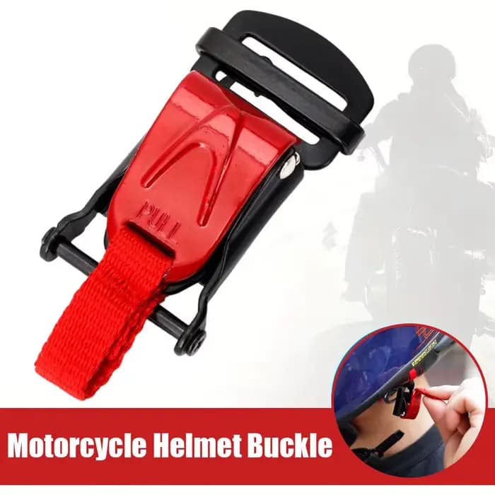 Clip de mentonnière Flexible-boucles de casque de moto