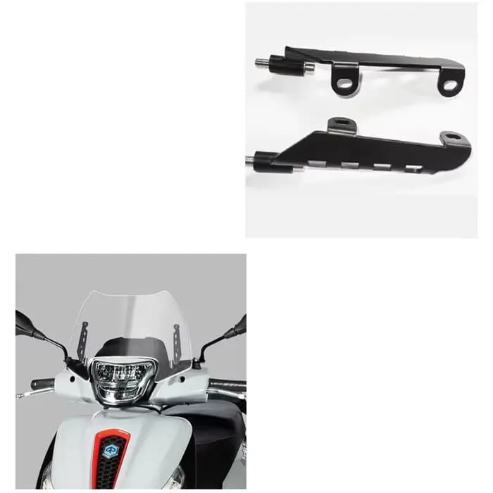 Pare-brise en verre de haute qualité avec Protection de poitrine pour Scooter