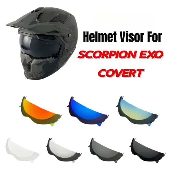 Visière de casque Covert pour SCORPION EXO Combat Covert-X