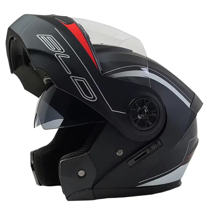 BLD – casque de Moto modulaire à double lentille
