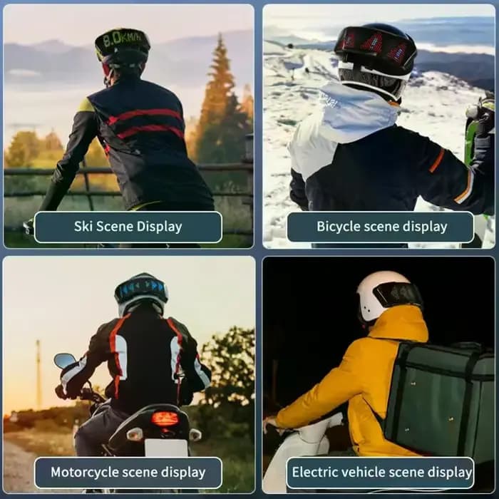 Voyant d'avertissement de casque de Moto