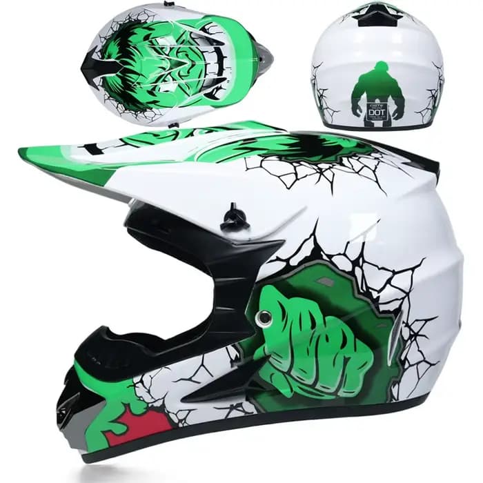 Casque de moto tout-terrain pour enfants et adultes