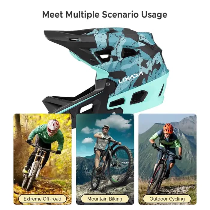 Casque de VTT intégral casque de VTT de descente de course adulte pour VTT