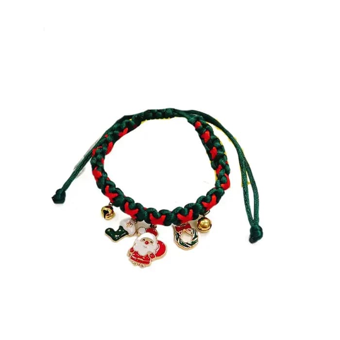 Accessoires pour animaux de compagnie collier de noël créatif pour animaux de compagnie exquis mignon collier pour animaux de compagnie mode réglable chat sangle de cou chat chien