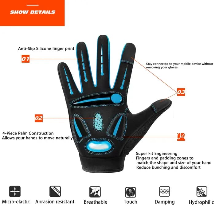 Gants de course