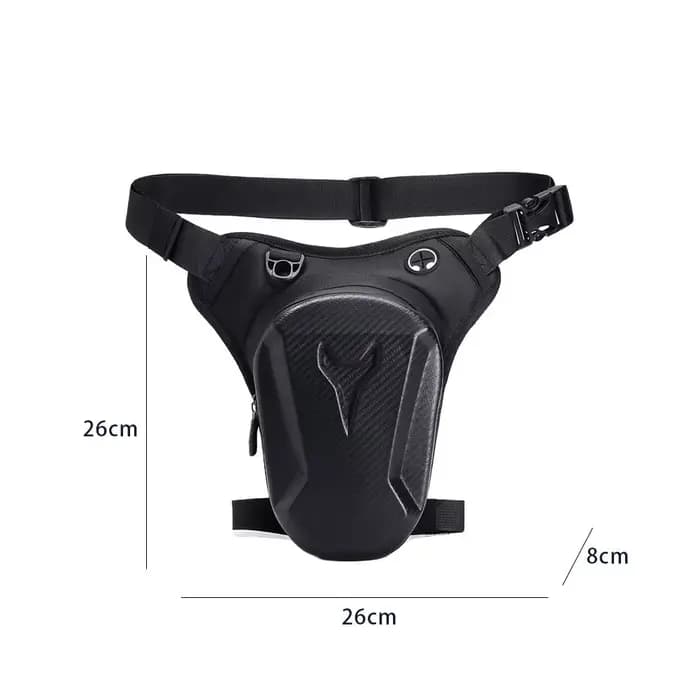 Sacoche de jambe imperméable pour moto