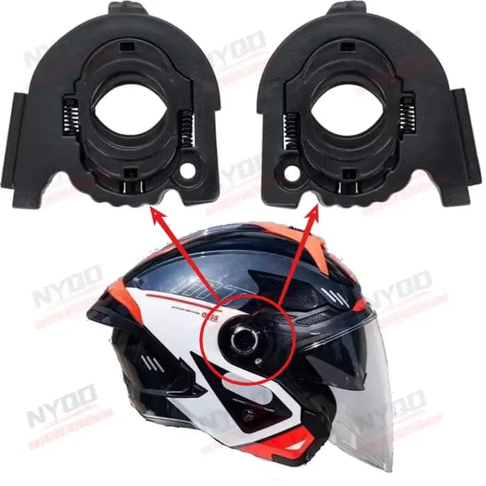 Base du mécanisme de visière pour casque MT COSMO SV