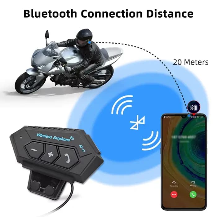 Interphone pour casque de moto
