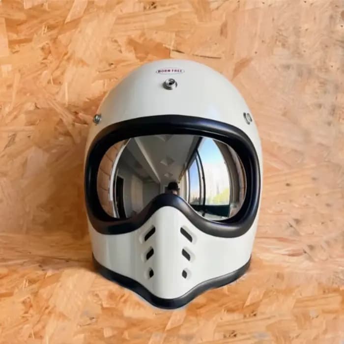 Casque Bornfree visière intégrée accessoires Mini Moto3