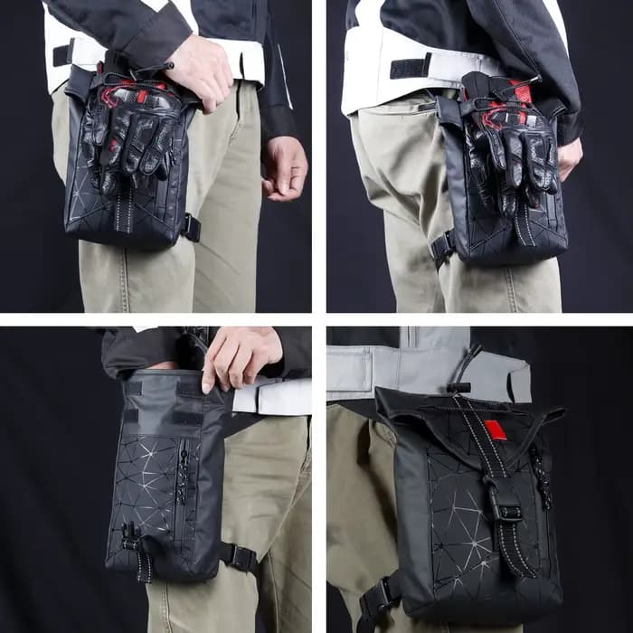 Sac banane étanche multifonctionnel pour moto
