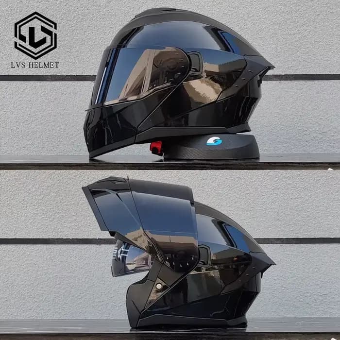 LVS dernier casque de moto double lentille