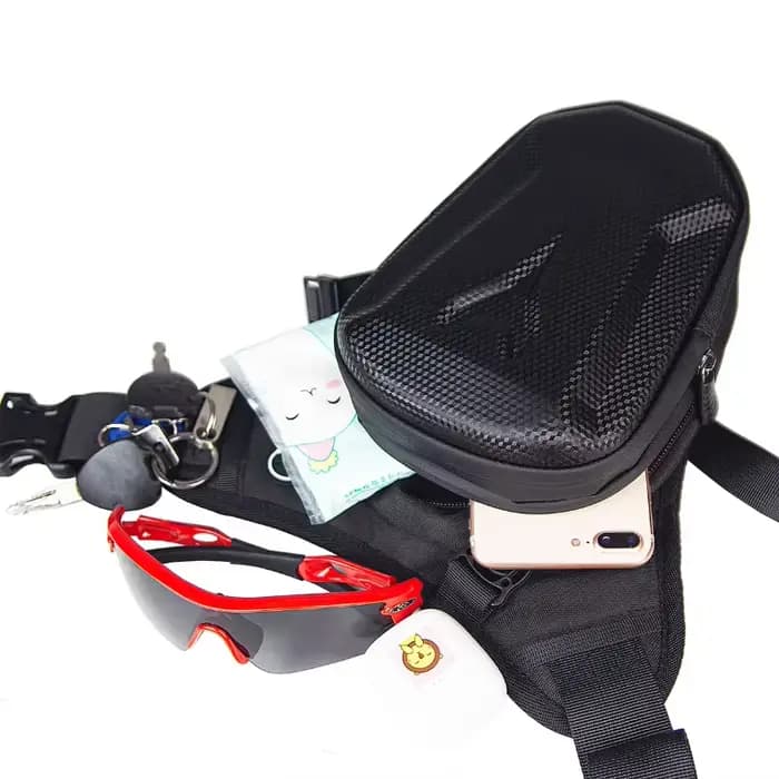 Sacoche de jambe pour moto