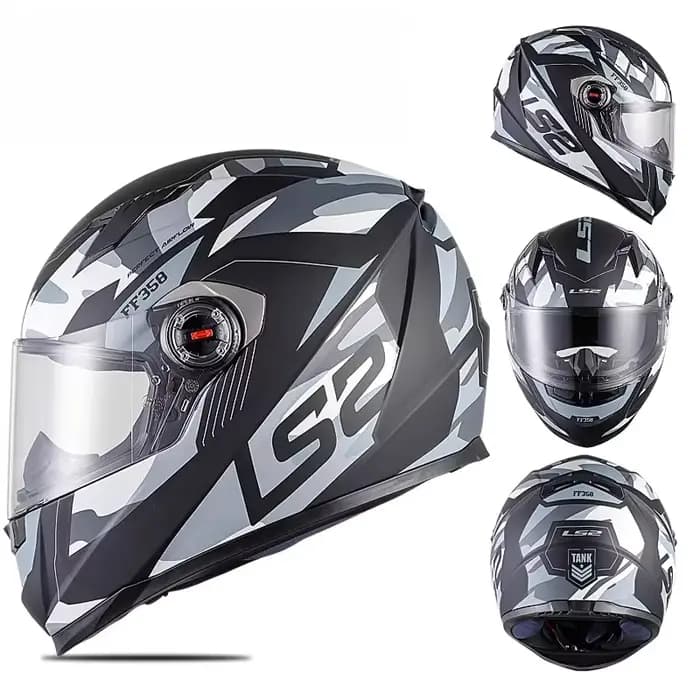 Casque intégral de moto LS2