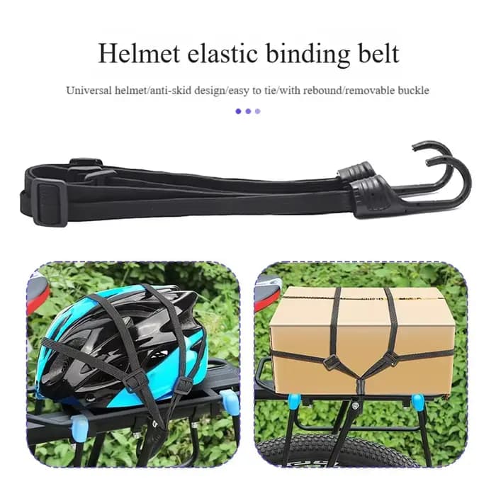 1 pièce Sacoche de transport élastique pour moto avec crochet de sécurité – Polyvalente pour casque et équipement