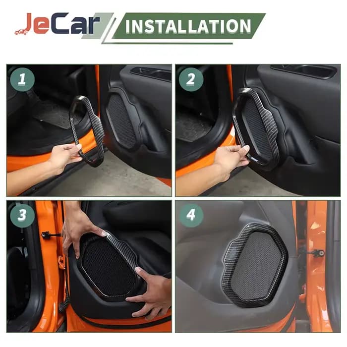 Accessoires d'intérieur de voiture pour Jeep Renegade 2016 up, décoration de volant, équipement de protection, commande centrale, autocollants de couverture ABS