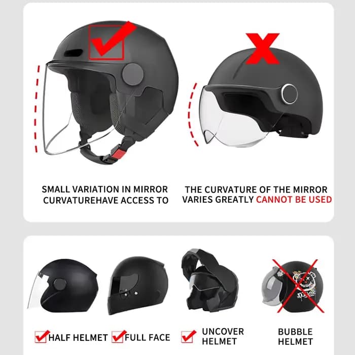 Film antibuée Anti-éblouissement pour casque de moto