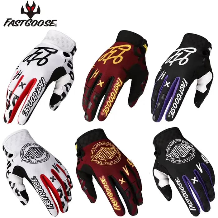 Nouveaux gants de moto multicolores pour la course