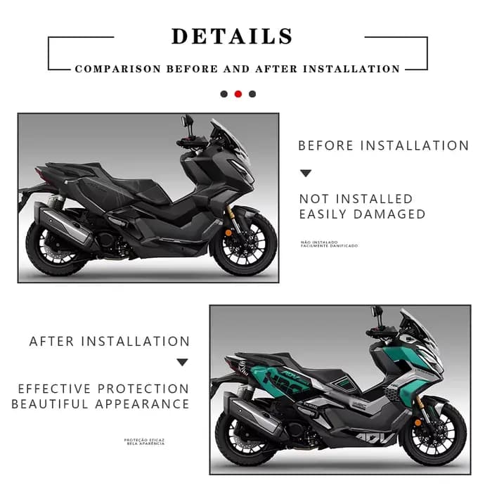 Kit graphique de Protection de carénage de moto