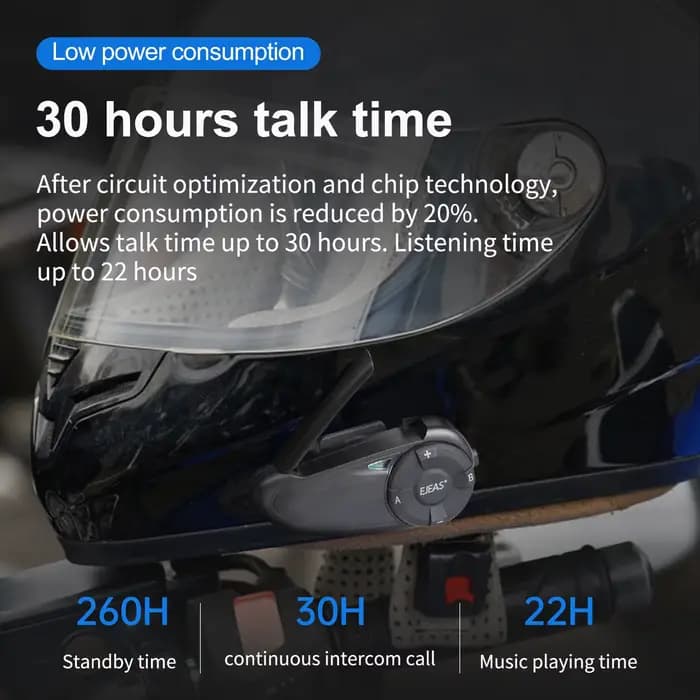 EJEAS Q7 casque de moto Bluetooth