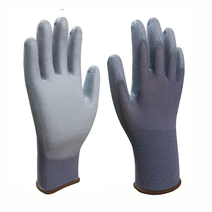 12 paires/24 pièces PU Nitrile Nylon coton gants de travail paume enduit