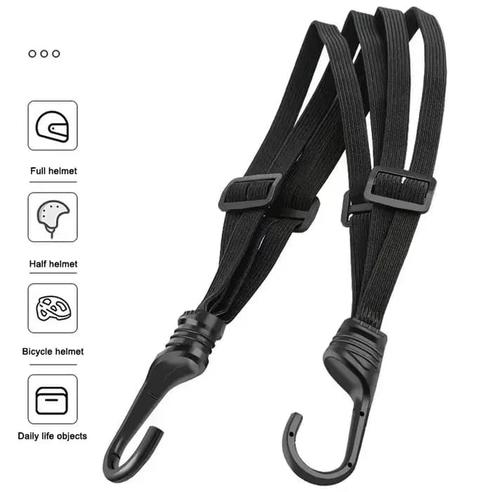 SEAMETAL bandes de casque de siège arrière de moto corde élastique