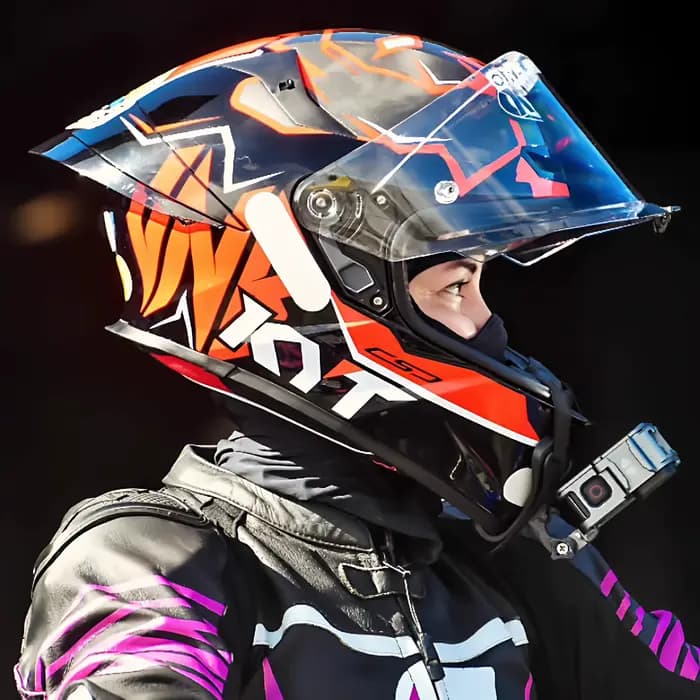 Casques de course de moto KYT TT-REVO originaux